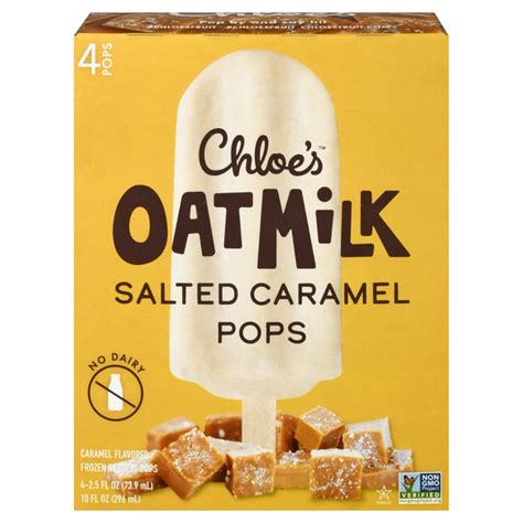 chloe's pops where to buy|salted caramel oat milk popsicles.